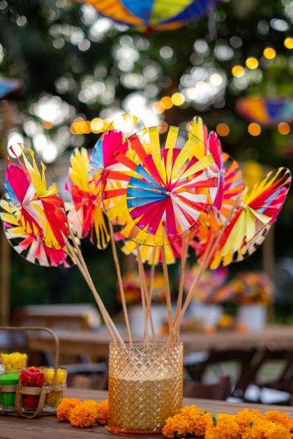 Tablescape and Photo-op — Mehendi decor — Alila Diwa Goa